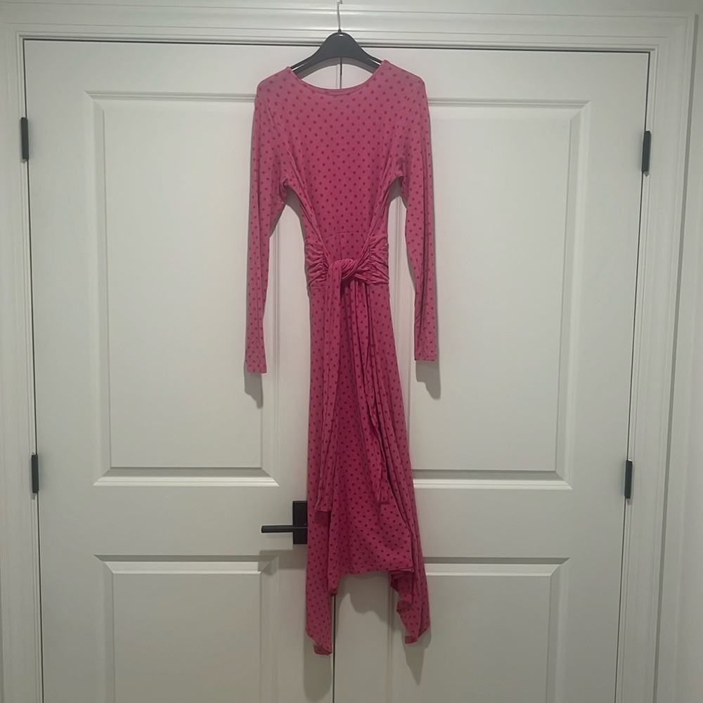 ASOS polka dot maxi dress
